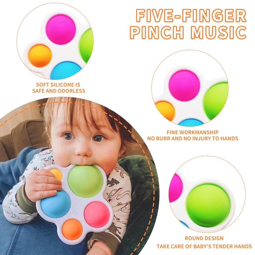 Montessori Baby Exercise Board Rattle Puzzle Toy by HitMyNeed