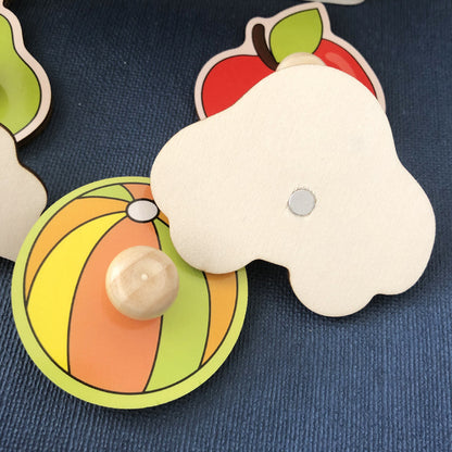 Montessori Fruit Scratch Board Puzzle for Toddlers by HitMyNeed