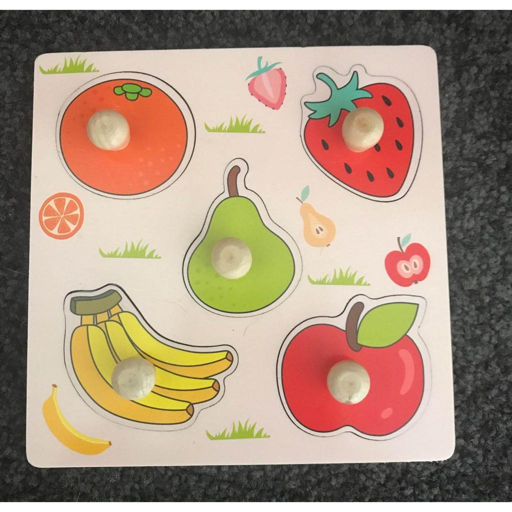 Montessori Fruit Scratch Board Puzzle for Toddlers by HitMyNeed