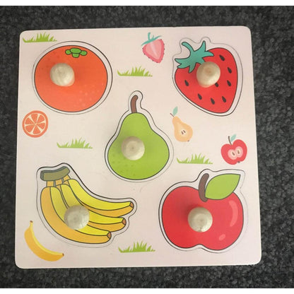 Montessori Fruit Scratch Board Puzzle for Toddlers by HitMyNeed