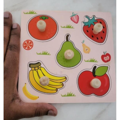 Montessori Fruit Scratch Board Puzzle for Toddlers by HitMyNeed