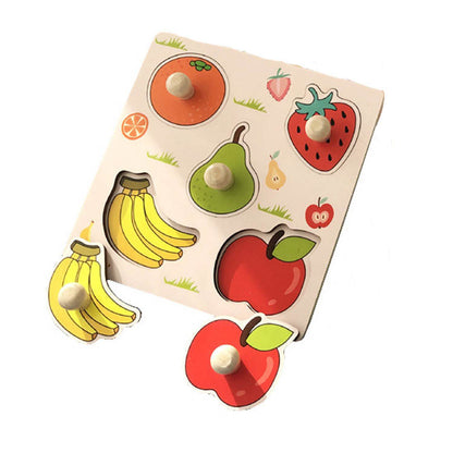 Montessori Fruit Scratch Board Puzzle for Toddlers by HitMyNeed