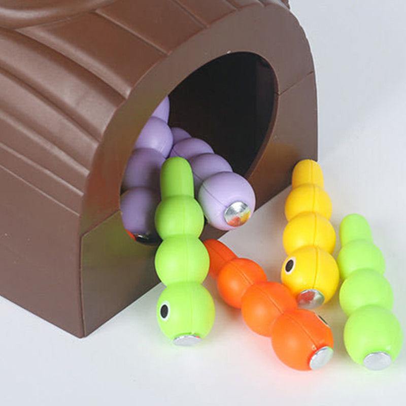 Montessori Magnetic Woodpecker Worm Catching Toy by HitMyNeed
