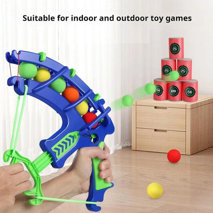 Montessori Sticky Ball Dartboard & Slingshot Game by HitMyNeed