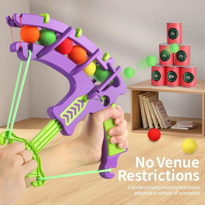 Montessori Sticky Ball Dartboard & Slingshot Game by HitMyNeed