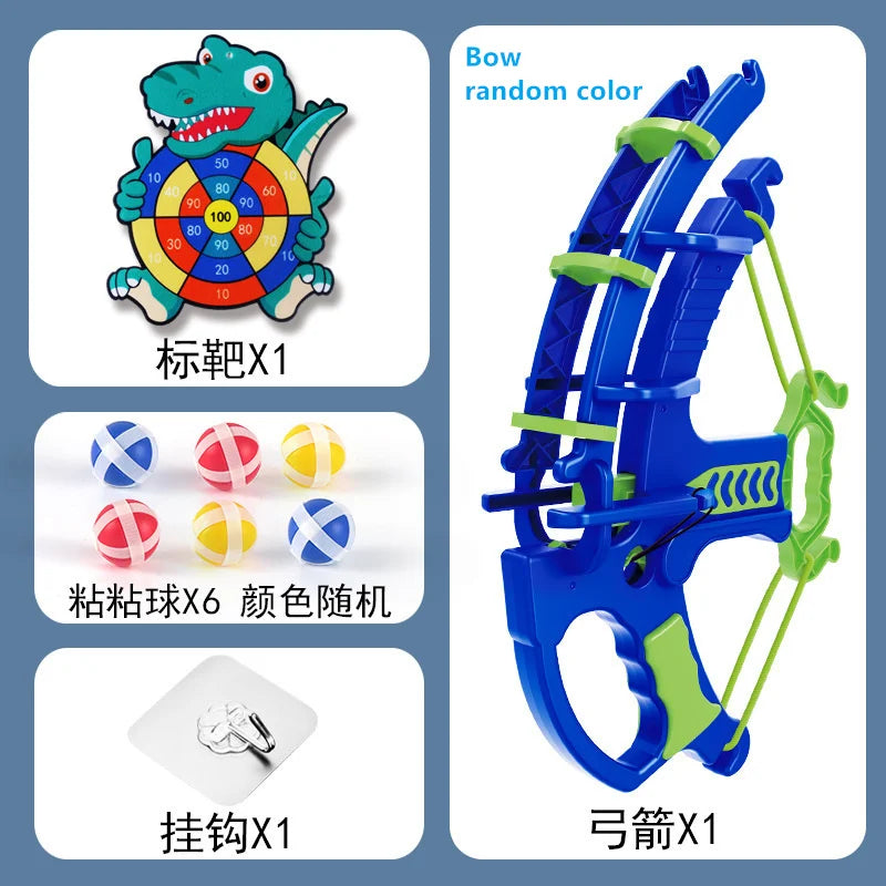 Montessori Sticky Ball Dartboard & Slingshot Game dinosaur by HitMyNeed