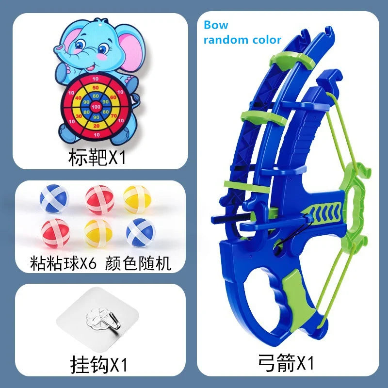 Montessori Sticky Ball Dartboard & Slingshot Game elephant by HitMyNeed