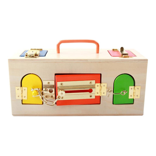 Montessori Wooden Lock Box Educational Toy by HitMyNeed