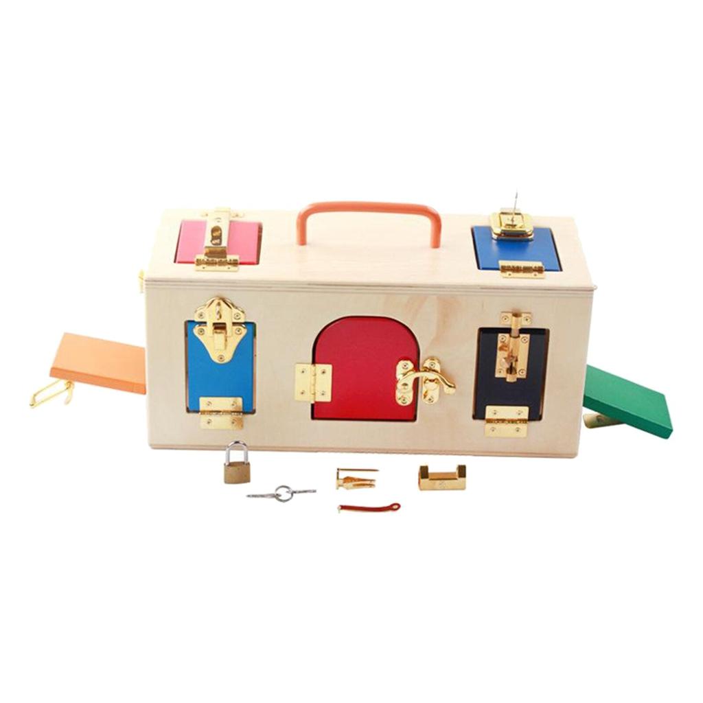 Montessori Wooden Lock Box Educational Toy by HitMyNeed