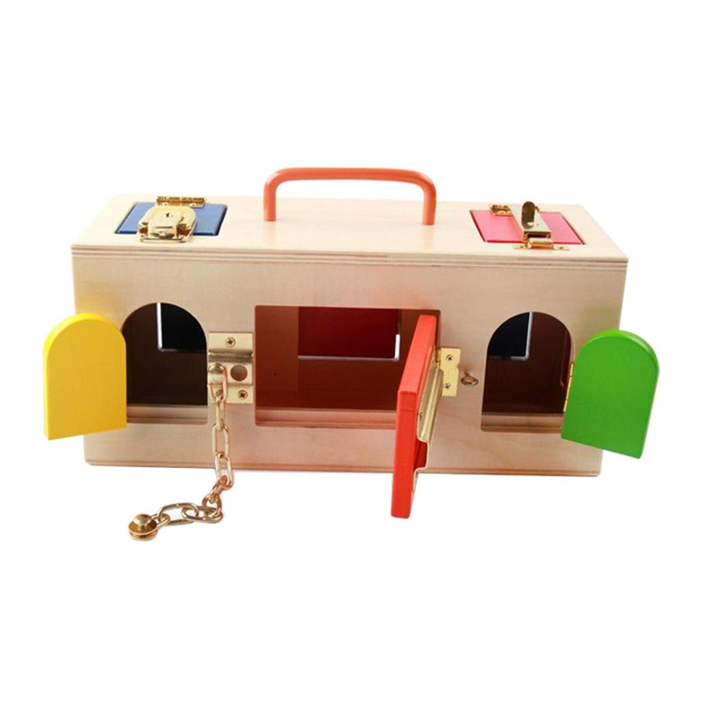Montessori Wooden Lock Box Educational Toy by HitMyNeed