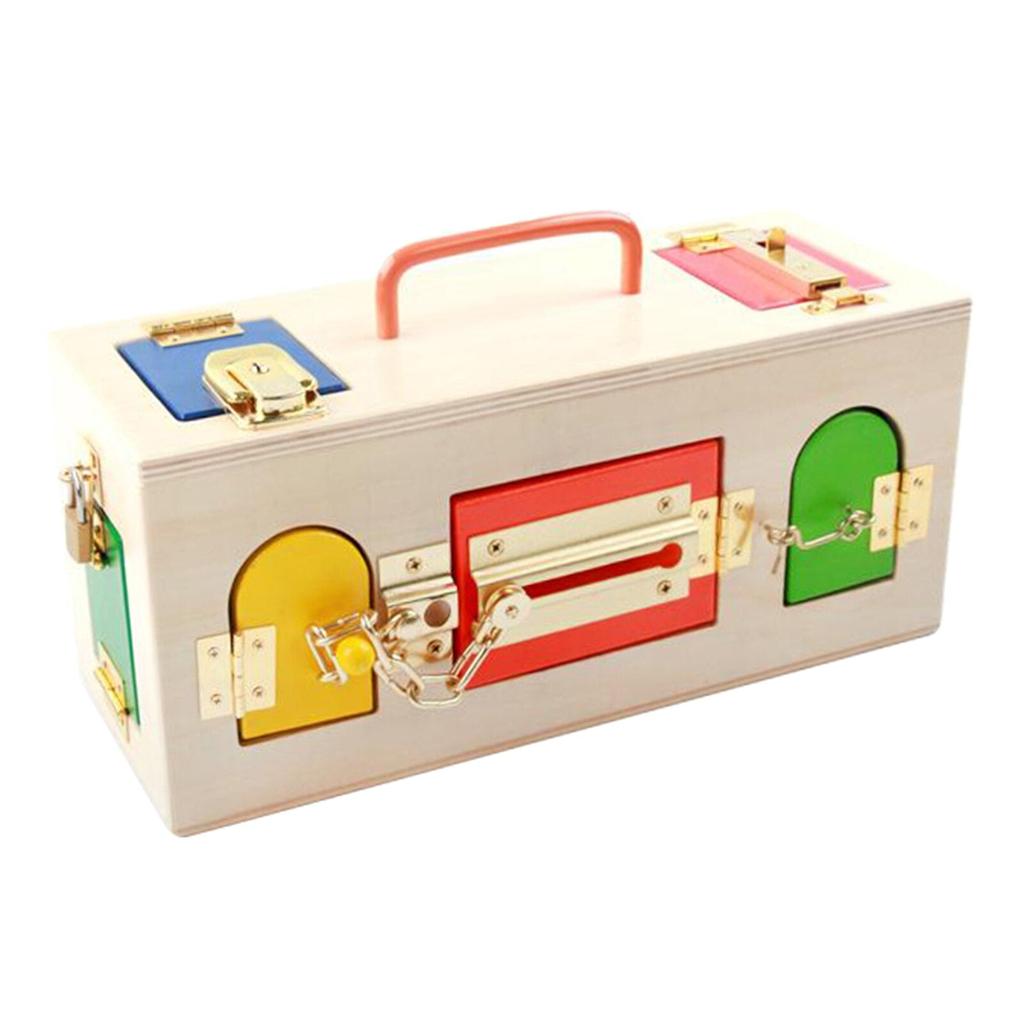 Montessori Wooden Lock Box Educational Toy by HitMyNeed