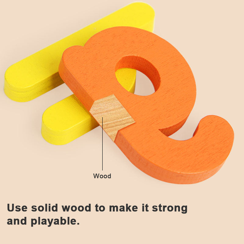 Montessori Wooden Spelling Game Set for Kids by HitMyNeed