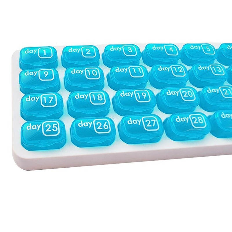 Monthly Pill Organizer with 31-Day Dispenser Tray by HitMyNeed