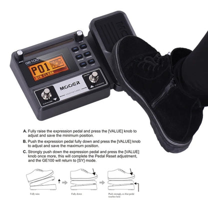 Mooer GE100 Guitar Multi‑Effects Pedal with Looper by HitMyNeed