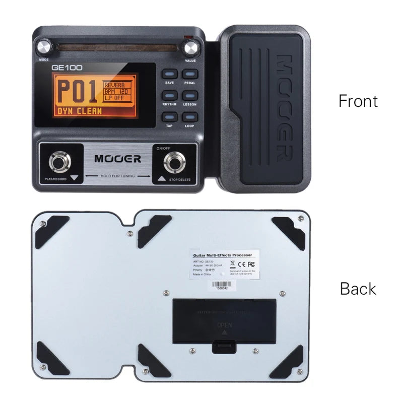 Mooer GE100 Guitar Multi‑Effects Pedal with Looper by HitMyNeed