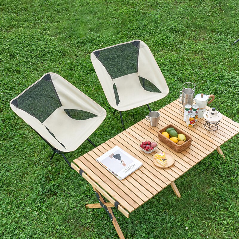 Moon Camping Chair Lightweight Foldable Portable Seat by HitMyNeed