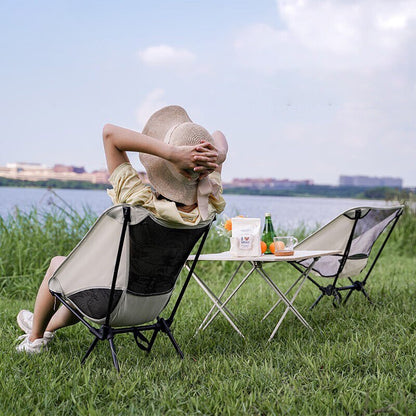 Moon Camping Chair Lightweight Foldable Portable Seat by HitMyNeed