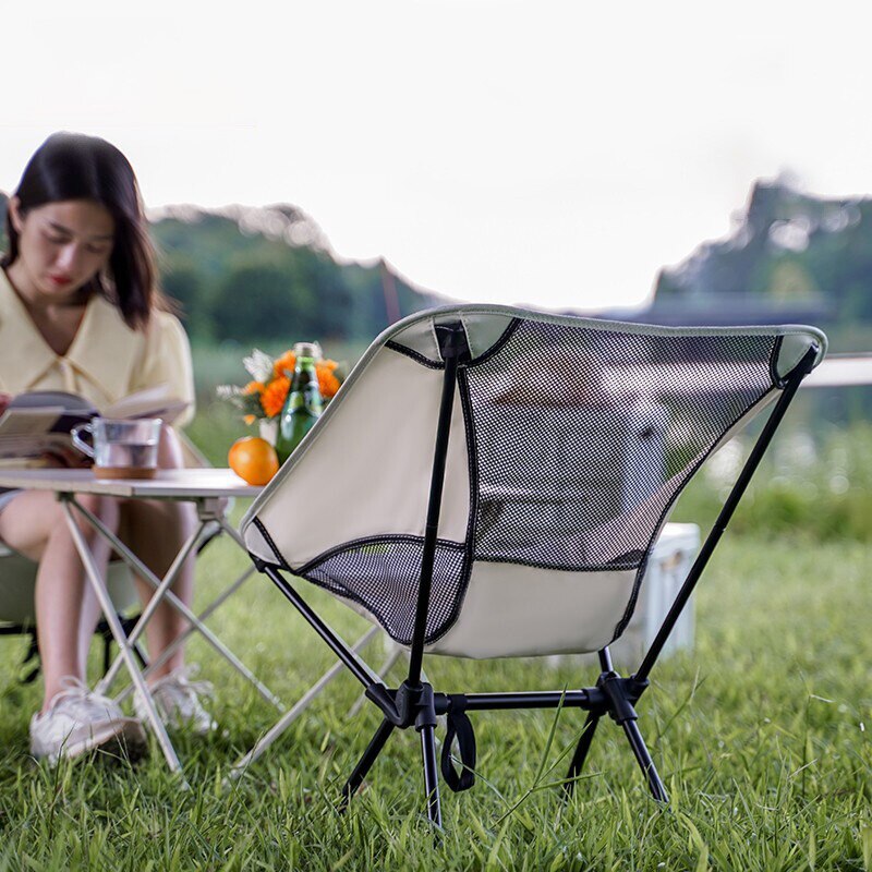 Moon Camping Chair Lightweight Foldable Portable Seat by HitMyNeed