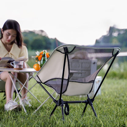 Moon Camping Chair Lightweight Foldable Portable Seat by HitMyNeed