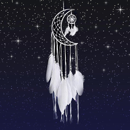 Moon Dreamcatcher Decorative Hanging Ornament by HitMyNeed