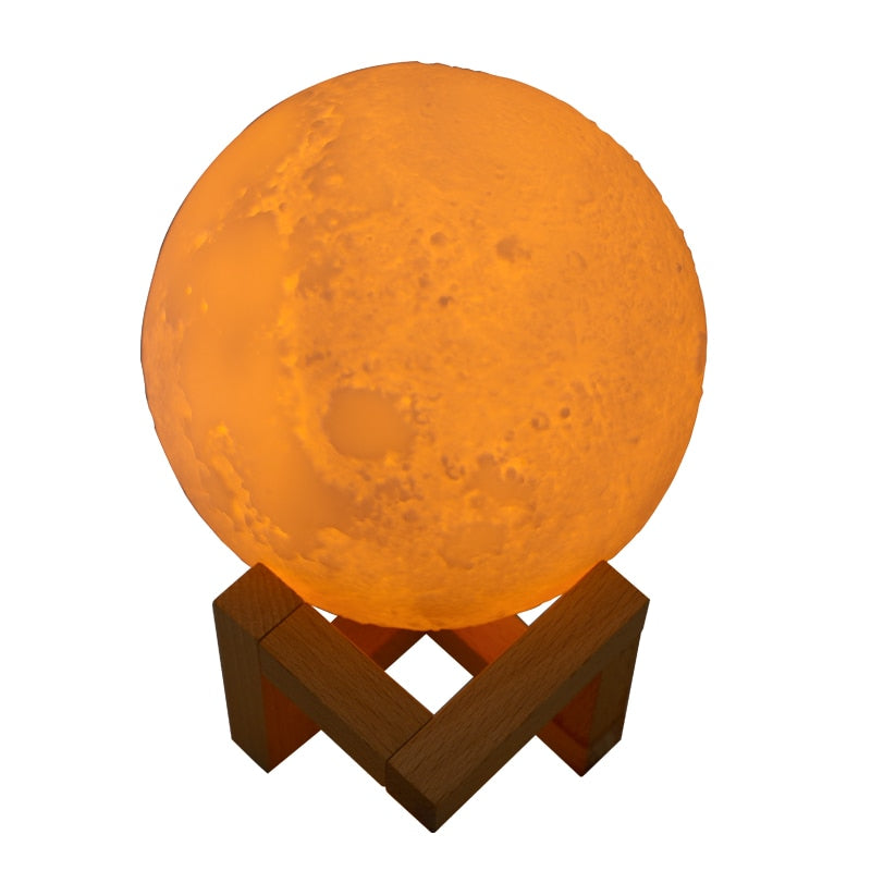Moon Humidifier with Adjustable Night Light by HitMyNeed