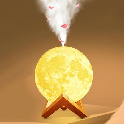 Moon Lamp Humidifier USB Essential Oil Diffuser by HitMyNeed