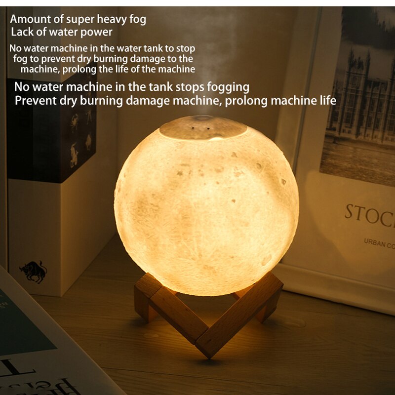 Moon Lamp Humidifier USB Essential Oil Diffuser by HitMyNeed