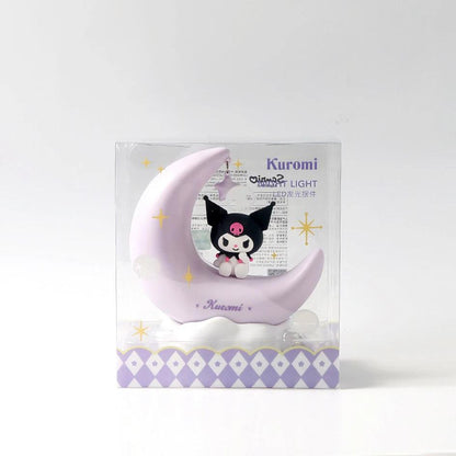 Moon LED Night Light Kuromi & Cinnamoroll Lamp kuromi by HitMyNeed