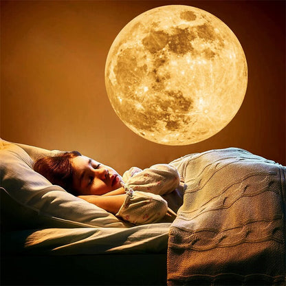 Moon Projection LED Night Lamp for Kids Bedrooms by HitMyNeed