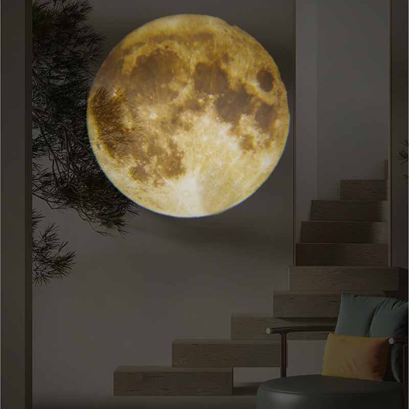 Moon Projection LED Night Lamp for Kids Bedrooms by HitMyNeed