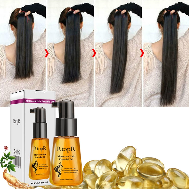 Moroccan Hair Oil Treatment for Dry, Damaged Hair by HitMyNeed