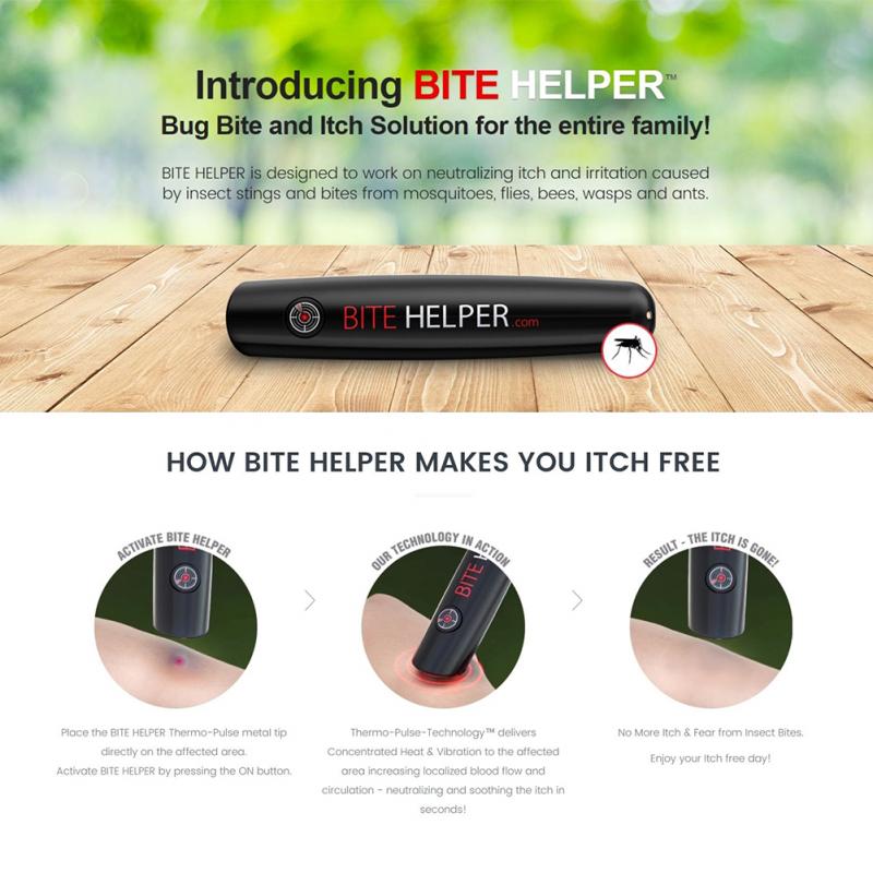 Mosquito Bite Relief Pen with Thermo-Pulse by HitMyNeed