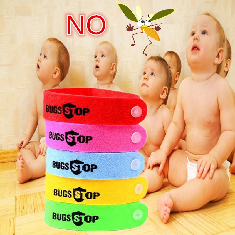 Mosquito Repellent Bands Non-Toxic (10 Pack) by HitMyNeed