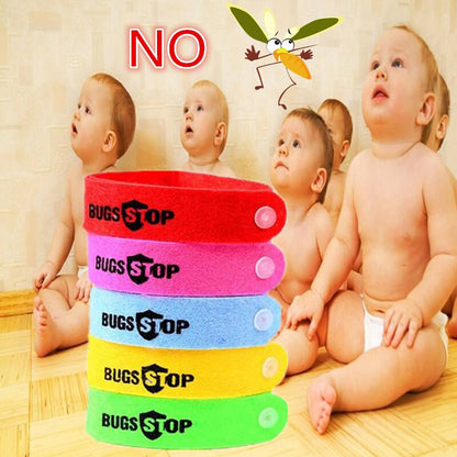 Mosquito Repellent Bands Non-Toxic (10 Pack) by HitMyNeed