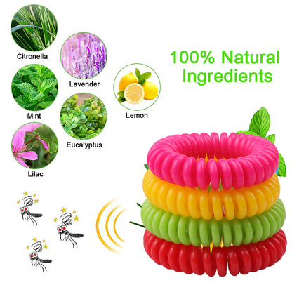 Mosquito Repellent Bracelets Bands (5 Pack) by HitMyNeed