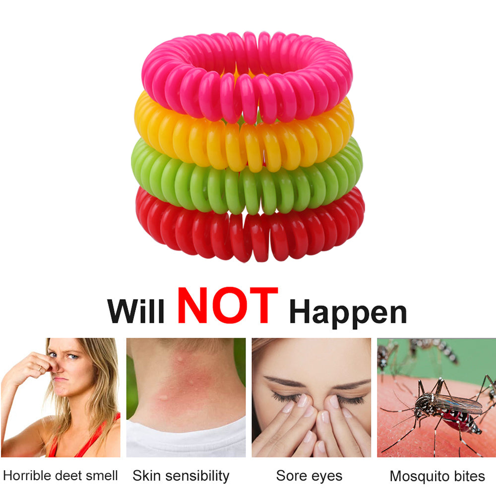 Mosquito Repellent Bracelets Bands (5 Pack) by HitMyNeed