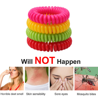 Mosquito Repellent Bracelets Bands (5 Pack) by HitMyNeed
