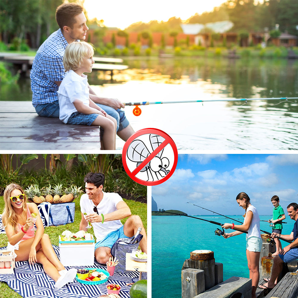 Mosquito Repellent Bracelets Bands (5 Pack) by HitMyNeed