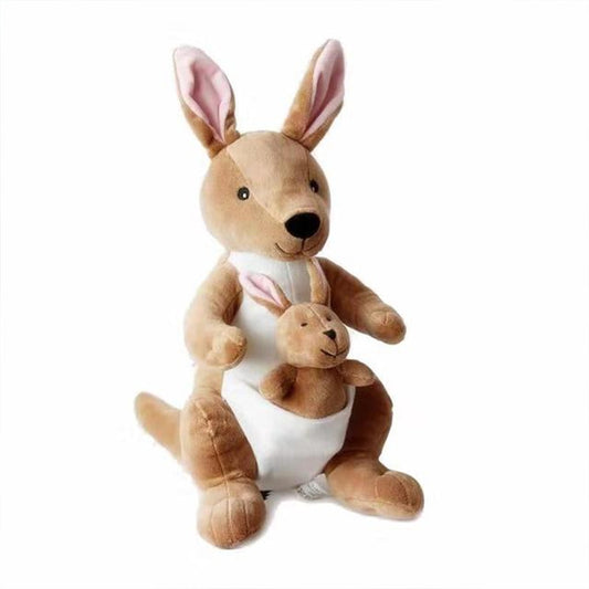 Mother and Baby Kangaroo Plush Toy 36cm by HitMyNeed