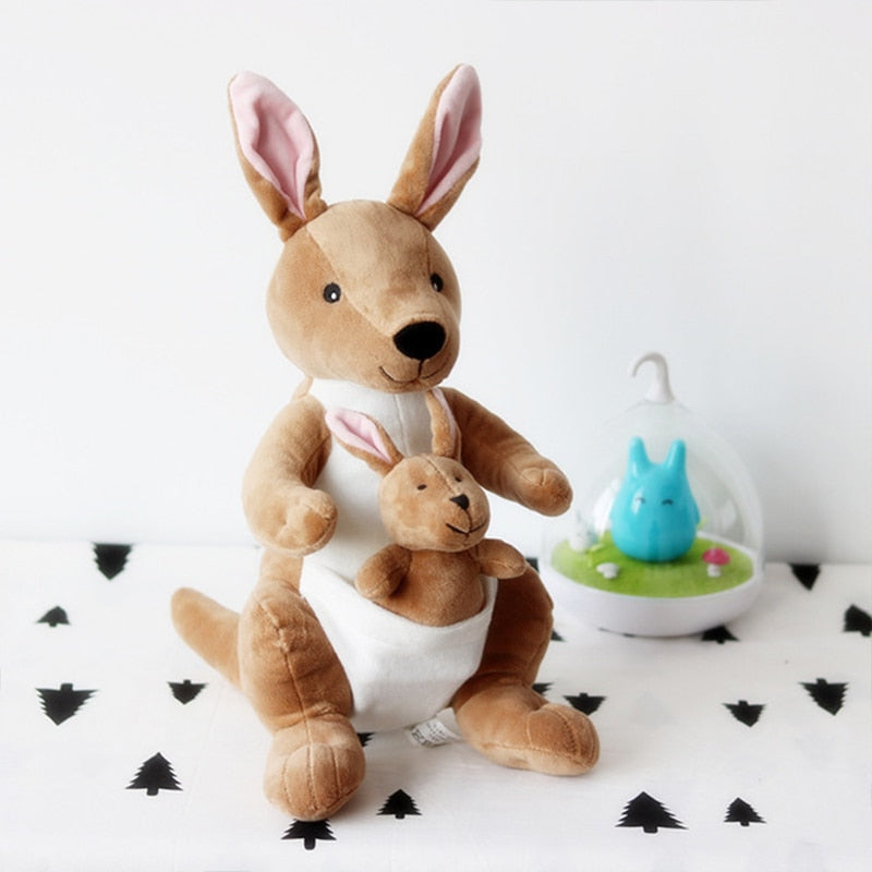 Mother and Baby Kangaroo Plush Toy 36cm by HitMyNeed