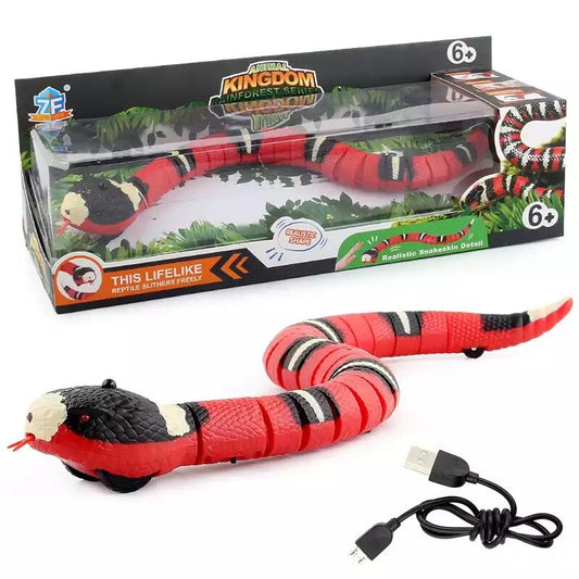 Motion Sensing Rechargeable Cat Snake Toy by HitMyNeed