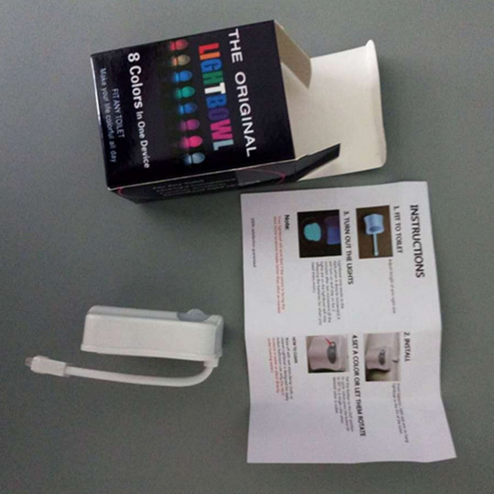 Motion Sensor LED Toilet Night Light by HitMyNeed