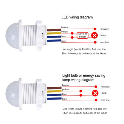Motion Sensor Light Switch Detector 100-240V by HitMyNeed