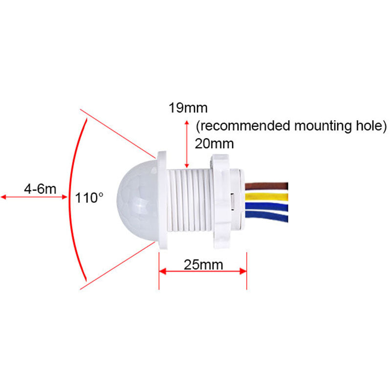 Motion Sensor Light Switch Detector 100-240V by HitMyNeed