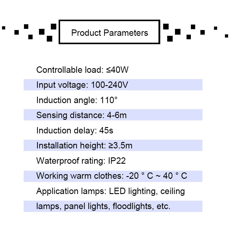 Motion Sensor Light Switch Detector 100-240V by HitMyNeed