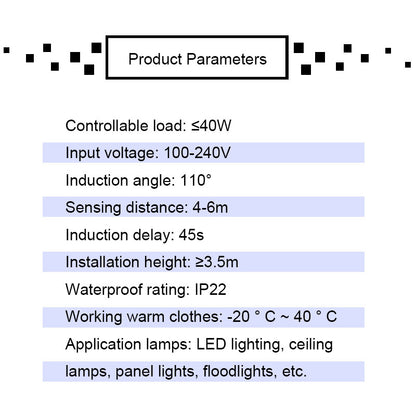 Motion Sensor Light Switch Detector 100-240V by HitMyNeed