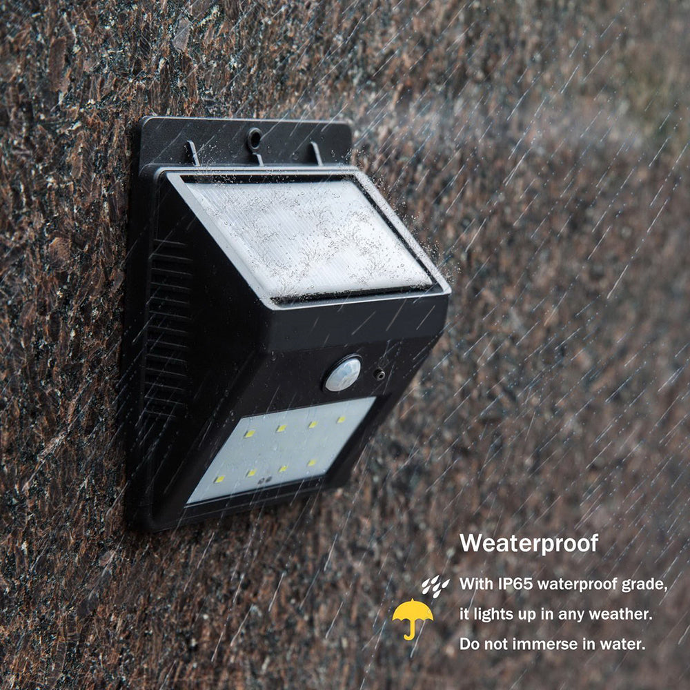 Motion Sensor Solar LED Lamp Post Light by HitMyNeed