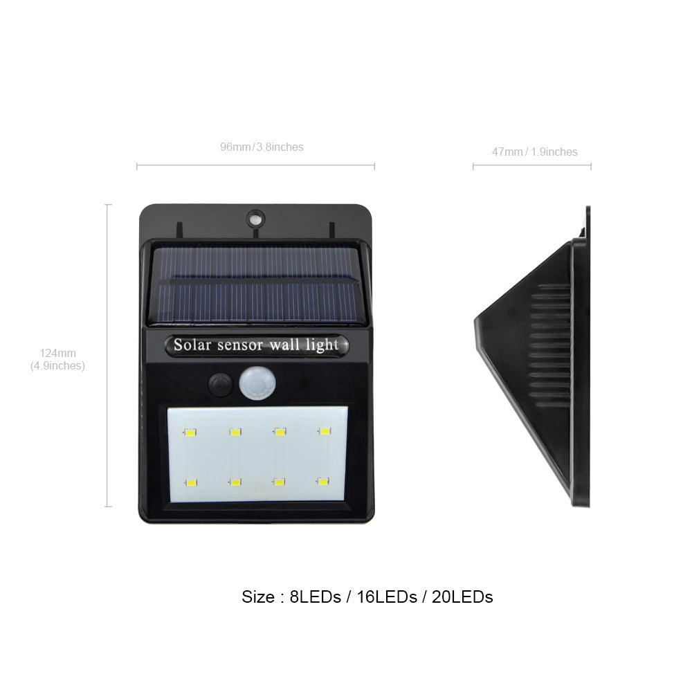 Motion Sensor Solar LED Lamp Post Light by HitMyNeed