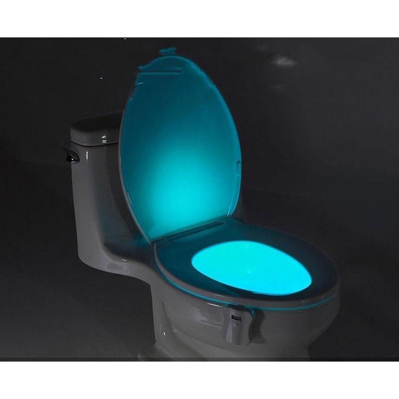 Motion Sensor Toilet Night Light with 16 Colors by HitMyNeed