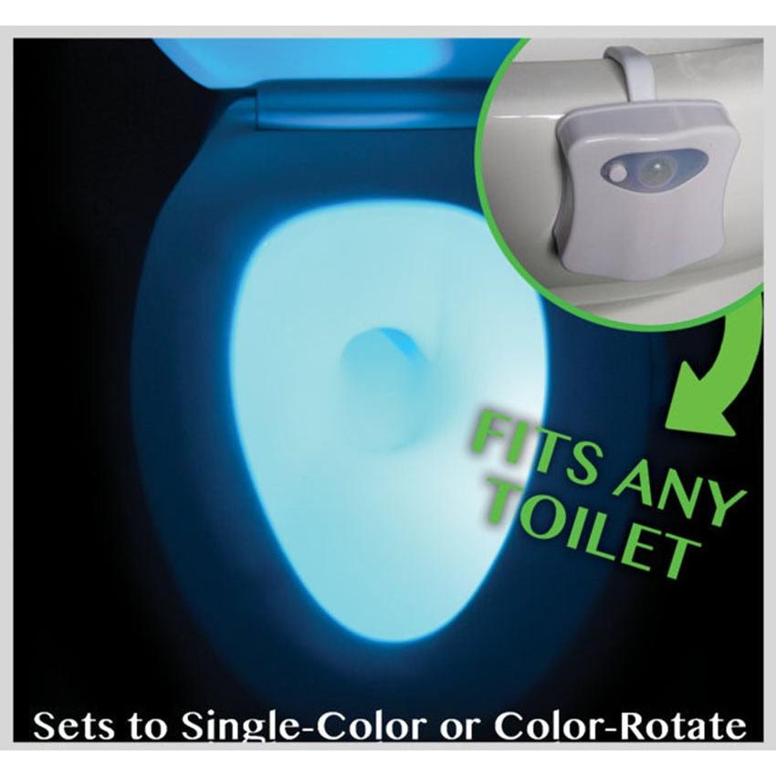 Motion Sensor Toilet Night Light with 16 Colors by HitMyNeed